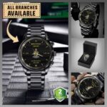 QRH Queen's Royal Hussars (The Queen's Own and Royal Irish)_Military Black Wrist Watch