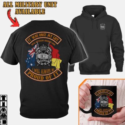 Raac Royal Australian Armoured Corpscotton Printed Shirts X4tkk