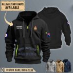 Raaf Engineer Cadet Squadronaop Quarter Zip Hoodie Zm87h
