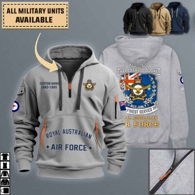 Raaf Royal Australian Air Forcequarter Zip Hoodie 0xcib