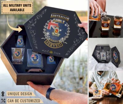 Raanc Royal Australian Army Nursing Corpsmilitary Decanter Set Kcr7a