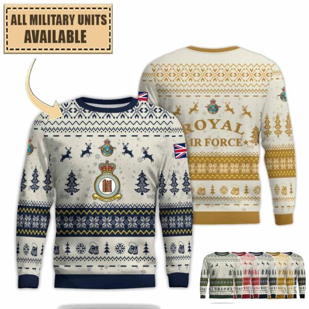 Raf Coningsby Royal Air Force Coningsbypremium Ugly Sweater 6x4b5