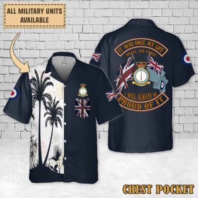 Raf Leeming Royal Air Force Leemingflag Hawaiian Shirt Msk35