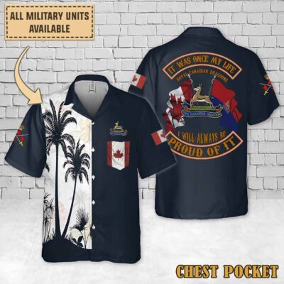 Rcd Royal Canadian Dragoonsflag Hawaiian Shirt 4fkii