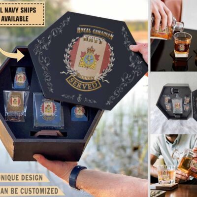 Rcn Royal Canadian Navymilitary Decanter Set Xlisc