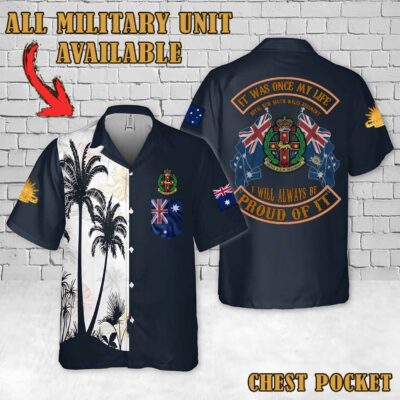 Rnswr Royal New South Wales Regimentflag Hawaiian Shirt Bkg8s