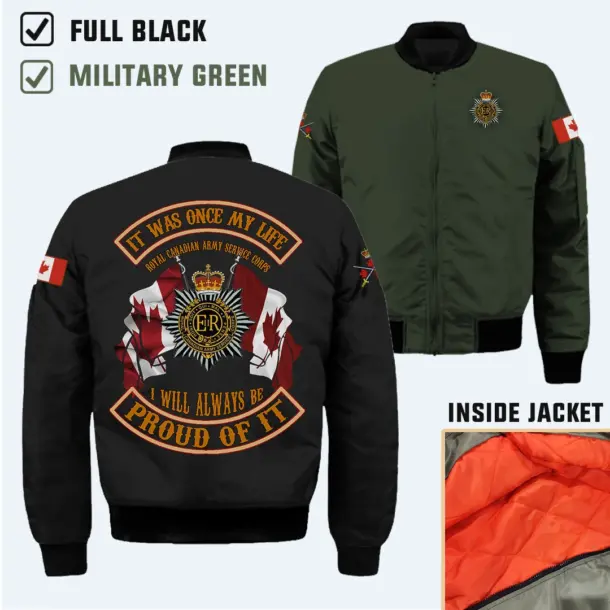 Royal Canadian Army Service Corps Rcasccotton Printed Shirts M7dgg