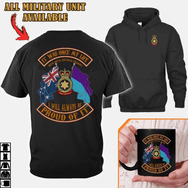 Rsar Royal South Australia Regimentcotton Printed Shirts C950g