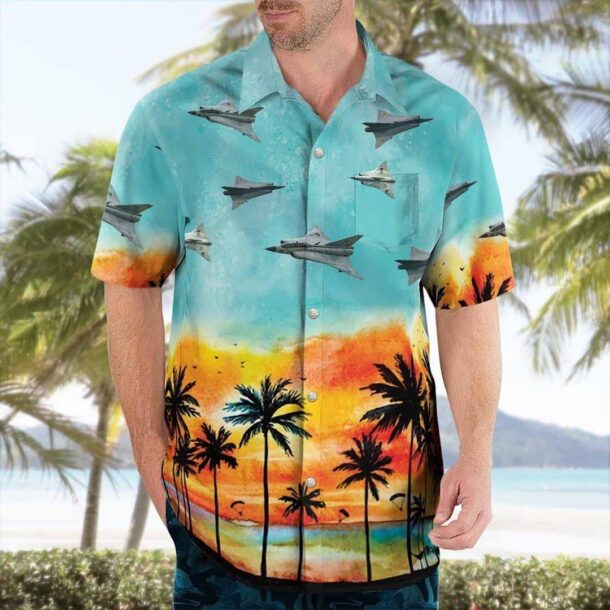 Saab 35 Drakenpocket Hawaiian Shirt E67wq