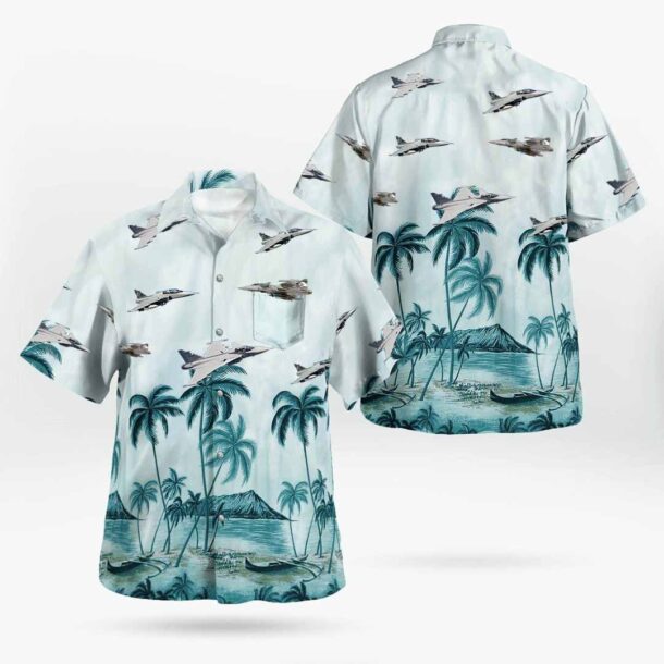 Saab Jas 39 Gripenpocket Hawaiian Shirt D1ezc