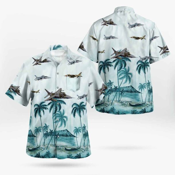 Sepecat Jaguar Pocket Hawaiian Shirt Tek3c