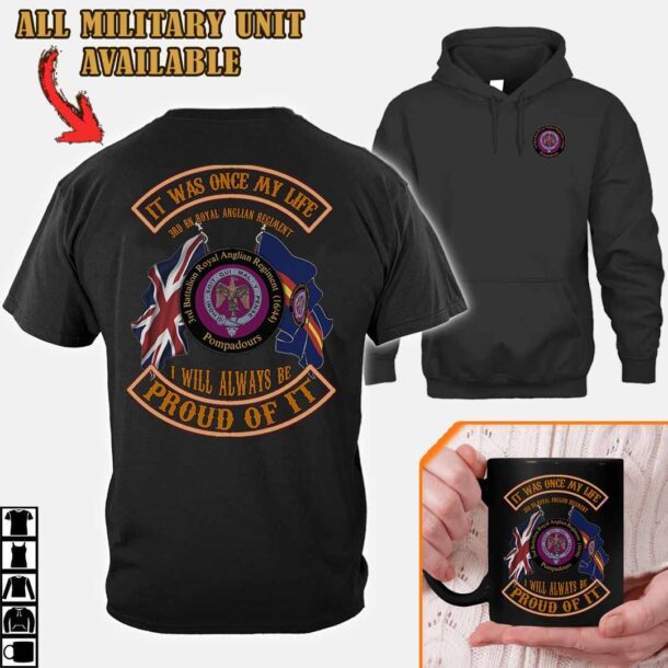 The 3rd Battalion Royal Anglian Regiment Pompadourspolo Shirt 6dbi3