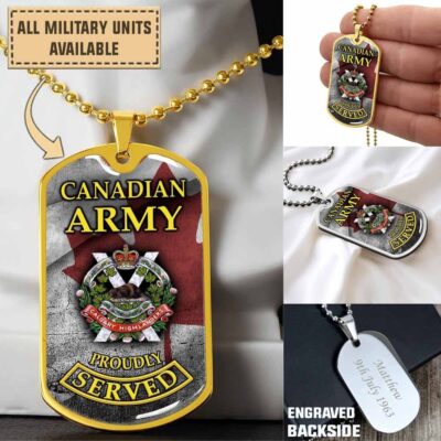 The Calgary Highlandersdogtag Hgc18