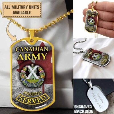 The Cameron Highlanders Of Ottawa Duke Of Edinburghs Owndogtag Qsvm2
