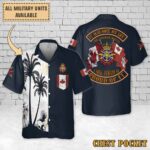 The Canadian Militia_Flag Hawaiian Shirt