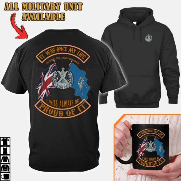 The Queens Own Cameron Highlanderspolo Shirt 45sup