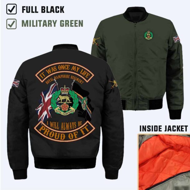 The Royal Hampshire Regimentcotton Printed Shirts Vwtwn