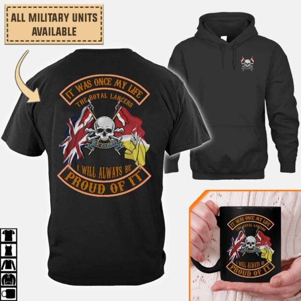 The Royal Lancers Queen Elizabeths Owncotton Printed Shirts D65dl