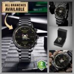 The Royal Lancers (Queen Elizabeths' Own)_Military Black Wrist Watch