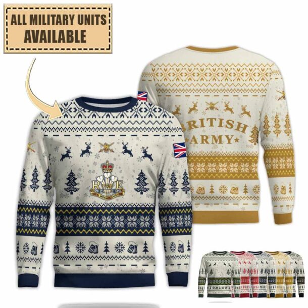 The Royal Monmouthshire Royal Engineers Militiapremium Ugly Sweater Wcz2r