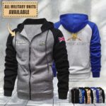 The Royal Monmouthshire Royal Engineers (Militia)_Raglan Zip Hoodie