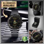 The Royal Pioneer Corps_Military Black Wrist Watch