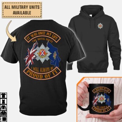 The Royal Scots The Royal Regimentcotton Printed Shirts Kdfgp