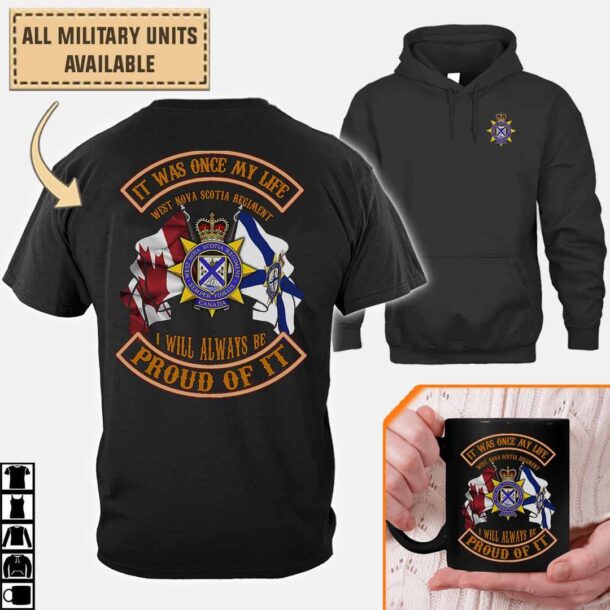 The West Nova Scotia Regimentcotton Printed Shirts Wmdus