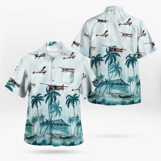 U 6 Beaver Dhc 2 Beaver U6 Dhc2pocket Hawaiian Shirt Xspgh