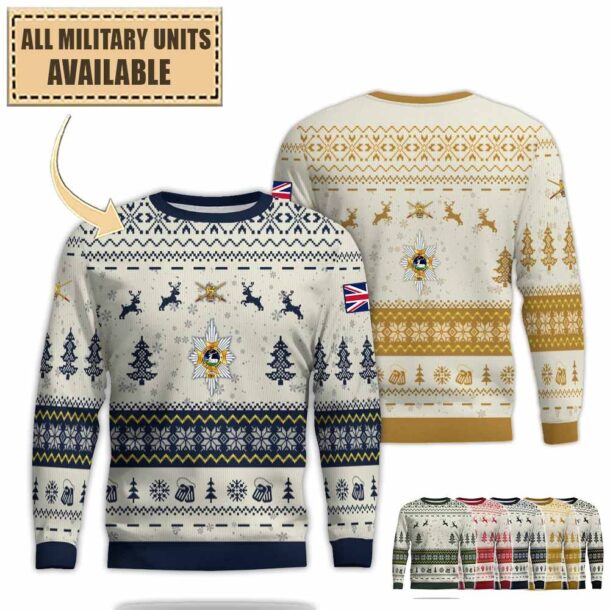 Wfr The Worcestershire And Sherwood Foresters Regimentpremium Ugly Sweater P174i