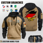 Custom DE Branches Halfzip Hoodie 2