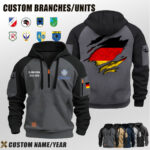Custom DE Branches Halfzip Hoodie 7