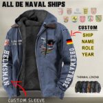DE Naval Ships Hooded Jacket