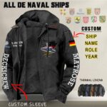 DE Naval Ships Hooded Jacket 6