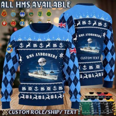 HMS Andromeda F57 Ugly Christmas Jumper